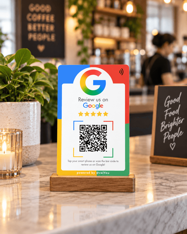 ValYou review card inside a business