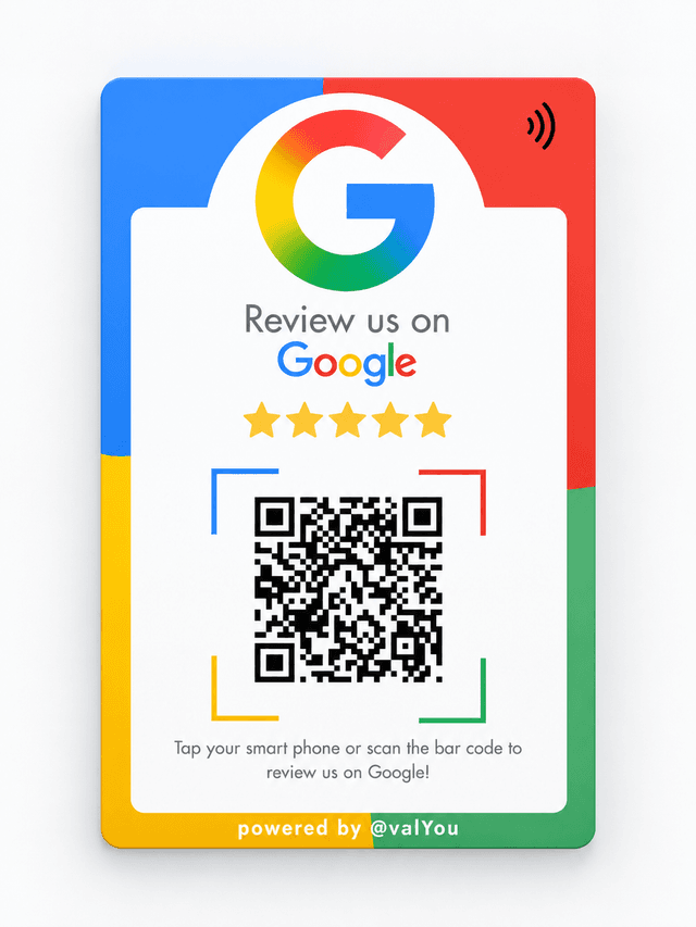 ValYou review card front
